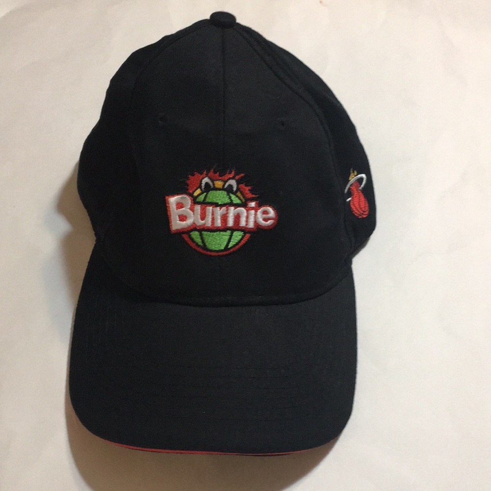Miami Heat Burnie mascot hat made exclusively for the Miami Heat